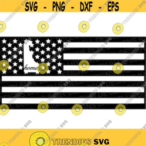 Delaware SVG American Flag Cut File Delaware Home PNG Digital Download for Cricut Great for Stickers T Shirts