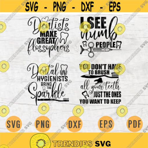 Dentist SVG Bundle Pack 4 Files for Cricut Vector Bundle Dentist Cut Files INSTANT DOWNLOAD Cameo Svg Dxf Eps Png Pdf Iron On Shirt 2 Design 832.jpg