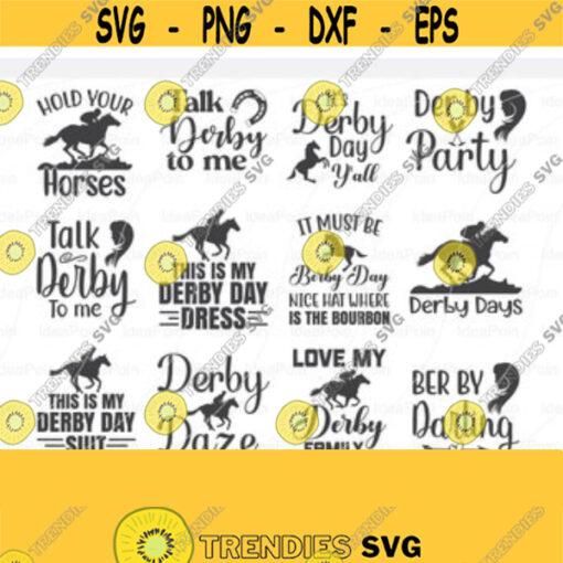 Derby Days SVG File Talk derby to me Svg Derby Days Design Horse Race SVG Horse SVGCameo Vinyl Designs Iron On Decals Cricut file