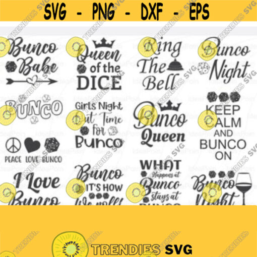 Dice Svg File Bunco Svg Bunco monogram Piece love Bunco Svg Casino clip art Bunco HeartbeatBunco silhouette dxf eps jpg png svg