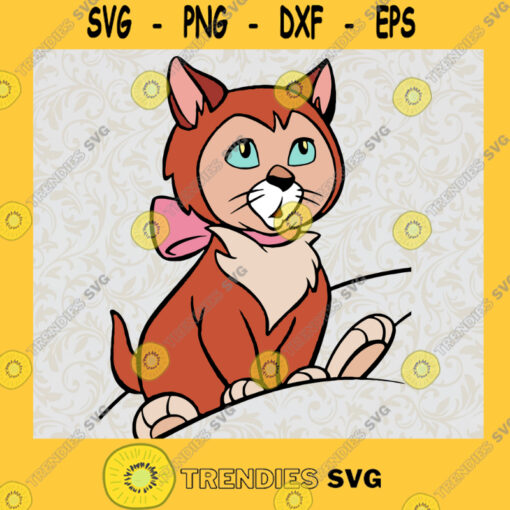 Dinah Svg Red Cat Svg Kitten Svg Alice in Wonderland Svg Cartoon Character Svg