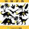 Dinosaur Bundle svg T rex svg Dinosaur svg Dino Silhouette svg Raptor svg Dinosaur egg svg Dinosaur paw svg Cut files svg dxf pdf png