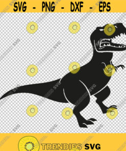 Dinosaur T Rex SVG PNG EPS File For Cricut Silhouette Cut Files Vector Digital File