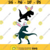 Dinosaur bunny Easter Cuttable Design Pack SVG PNG DXF eps Designs Cameo File Silhouette Design 413