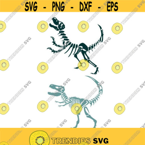 Dinosaur skeleton t rex Tribe Art Cuttable Design SVG PNG DXF eps Designs Cameo File Silhouette Design 474