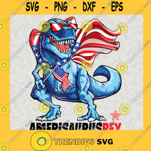 Dinosaur svg Patriotic Dinosaur svg America Flag Trex svg Dinosaur with flag Patriotic T Rexdinosaur cutfile