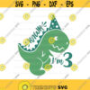 Dinosaur svg im 3 svg rawr svg birthday svg png dxf Cutting files Cricut Funny Cute svg designs print for t shirt quote svg Design 790
