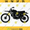 Dirt Bike svg files for cricut Motorcycle Vector Images SVG Silhouette Clipart DirtBike Motor bike svg Eps Png Dxf Clip Art Design 314