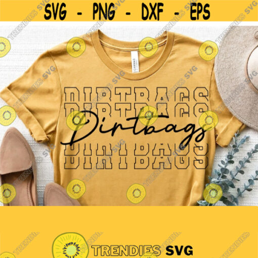 Dirtbags SvgDirtbags Team Spirit Svg Cut FileHigh School Team Mascot Logo Svg Files for Cricut Cut Silhouette FileVector Download Design 1479