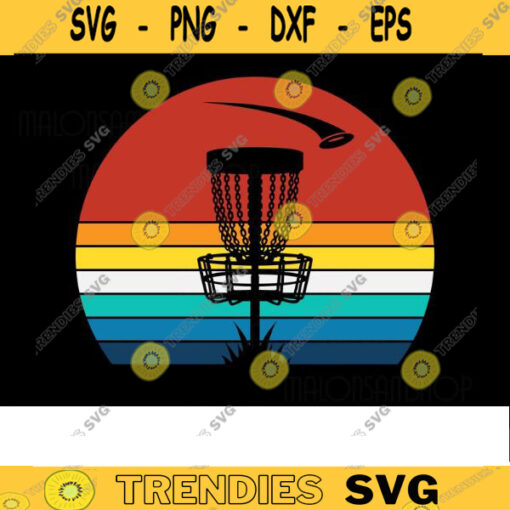 Disc Golf SVG Retro disc golf svg disc golf golf svg disc golf cricut frisbee svg dxf png Design 185 copy