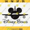 Disney Bound Svg Family Disney Bound Disney vacation Mickey Airplane SVG. Design 82