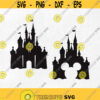 Disney Castle svg Disney Castle Silhouette Disney Castle with Mickey head Disney files for Cricut and Silhouette Disney vector clipart Design 68