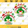 Disney Christmas 2020 SVG Mickey Minnie Mouse Castle Svg Disneyland Castle SilhouetteWinter with Snowflakes Cut files for Cricut Design 11