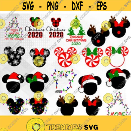 Disney Christmas SVG Bundle Christmas Svg Mickey Christmas svg Christmas Mickey svg Mickey Santa svg eps Disney Christmas 2021 Design 20