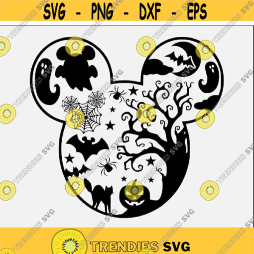 Disney Halloween SVG Mickey Halloween svg Mickey ears halloween svg Disney Halloween shirt svg eps png dxf Design 1388.jpg