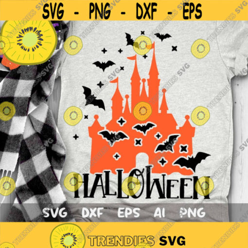 Disney Halloween Svg Halloween Castle Svg Cut files Svg Dxf Png Eps Design 343 .jpg