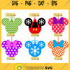 Disney Mickey Ornament Svg Bundle Christmas Ball Svg 1