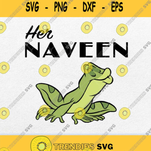 Disney Princess And The Frog Her Naveen Graphic Svg Png
