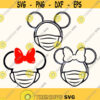 Disney Quarantine Line Svg Mickey and Minnie Mouse SvgDisney Line Heat SvgMickey Mask face SvgDisney SvgDigital FileCricut Disney Dxf Design 77