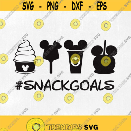 Disney Snack goals SVG Disney svg Snack goals svg and png file instant download disney snack svg for cricut and silhouette Design 127
