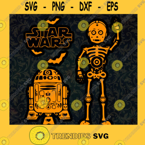 Disney Star Wars Skeleton Halloween Funny SVG PNG EPS DXF Cricut File