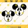 Disney SvgHalloween Disney SvgGhost SvgMickey and Minnie Ghost SvgHalloween SvgCricut Silhouette Cut FilePngEpsDxf Design 373