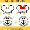 Disney Together forever svg Disney Cruise design Svg Valentine cut file Disney shirt SVG PNG Cricut Silhouette Cut File Clip art Design 274