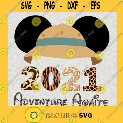Disney adventure awaits SVG Animal Kingdom Theme Park family SVG 2021 Safari adventure Mickey and Minnie family Safari trip SVG 2021
