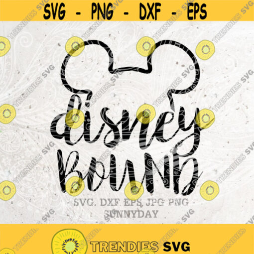 Disney bound disney trip Disney trip SVGDXF Silhouette Print Vinyl Cricut Cutting Tshirt DesignPrintable StickerMickey shirt Design 460