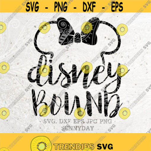 Disney bound disney trip Disney trip SVGDXF Silhouette Print Vinyl Cricut Cutting Tshirt DesignPrintable StickerMinnie shirt Design 461