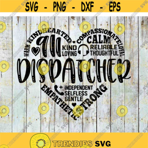 Dispatcher heart Svg dispatcher svg jobs Svg cricut file clipart svg png eps dxf Design 489 .jpg