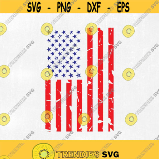 Distressed American Flag SVG Distressed Flag SVG Grunge Flag Svg Distressed USA Flag File for Cricut Silhouette Htv Shirt Decal Vinyl Design 205