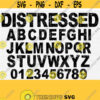 Distressed Font Svg Grunge Font Svg Distressed Alphabet Svg Grunge Font Png File Distressed Numbers Svg Vintage Font SvgPng Download Design 191