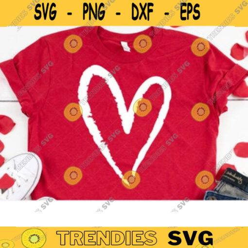 Distressed Heart SVG DXF Hand Drawn Ripped Torn Edge Valentine Hearts Grunge Brush Stroke Effect Heart svg dxf png Cut Files for Cricut copy