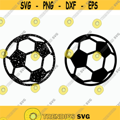 Distressed Soccer SVG Grunge Soccer svg Commercial use Cut Files Files for Cricut Silhouette Dxf Vector Design 924