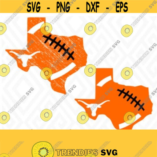 Distressed Texas Longhorn SVG DXF EPS Ai Jpeg Png and Pdf Cutting Files for Electronic Cutting Machines
