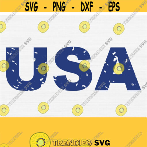 Distressed USA Svg Patriotic Svg Silhouette and Cricut Cut File 4th of July Svg Fourth of July SvgPngEpsDxfPdfCommercial Use Vector Design 920