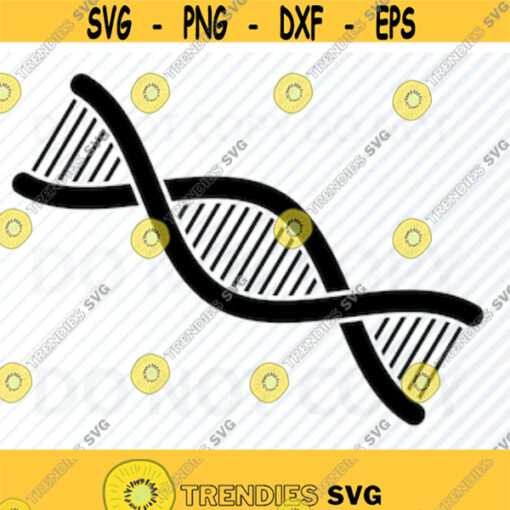Dna SVG File for Cricut Silhouette DNA Vector Images Clipart Cut Files Eps DNA Png Dxf Clip Art Medical dna dna strand svg Design 398