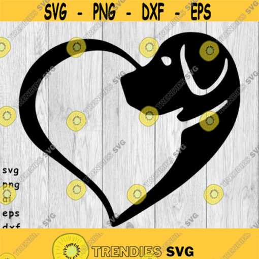 Dog Heart svg png ai eps dxf DIGITAL FILES for Cricut CNC and other cut or print projects Design 215