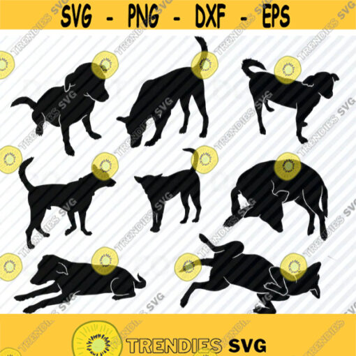 Dog SVG Bundle SVG Files For Cricut Dogs Vector Images Dog Silhouette Clip Art Design Logo Puppy SVG Eps Png dxf Stencil ClipArt Design 603