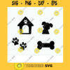 Dog SVG File. Dog Cut File. Dog Png. Dog Cricut. Dog Cameo File. Dog House Bone Paw Prints Svg. Dog Vector. Puppy Svg. Paw Monogram Svg