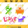 Dog Salon Pet Groomer Pack Cuttable Design SVG PNG DXF eps Designs Cameo File Silhouette Design 13
