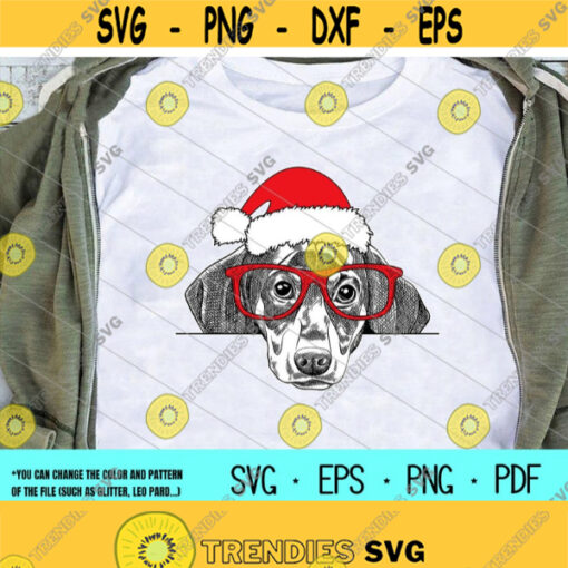 Dog Santa svgCute DogDog LoversDog DadDog MomDog OwnerSanta ClausMerry ChristmasDigital DownloadprintSublimation Design 72
