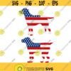 Dog Usa Flag Cuttable Design SVG PNG DXF eps Designs Cameo File Silhouette Design 1083
