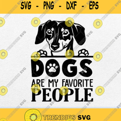 Dogs Are My Favorite People Svg Png
