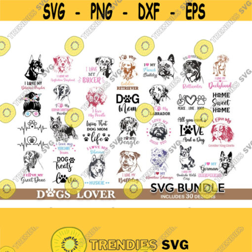 Dogs svg bundle SVG for Cricut and silhouette jpg png dxf Design 493