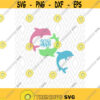 Dolphin Monogram Cuttable Design in SVG DXF PNG Ai Pdf Eps Design 155