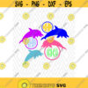 Dolphin Monogram Set Cuttable Design in SVG DXF PNG Ai Pdf Eps Design 26