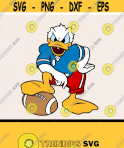 Donald Duck Football Svg Donald Football svg Donald Svg Disney Sport Svg Disney Svg Sport Svg Cricut Svg Cut FilesFamily SvgBoy Svg Design 327