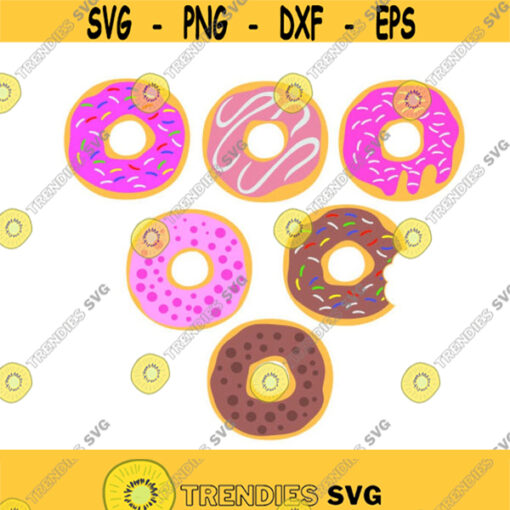 Donut Food dessert Cuttable Design SVG PNG DXF eps Designs Cameo File Silhouette Design 1137